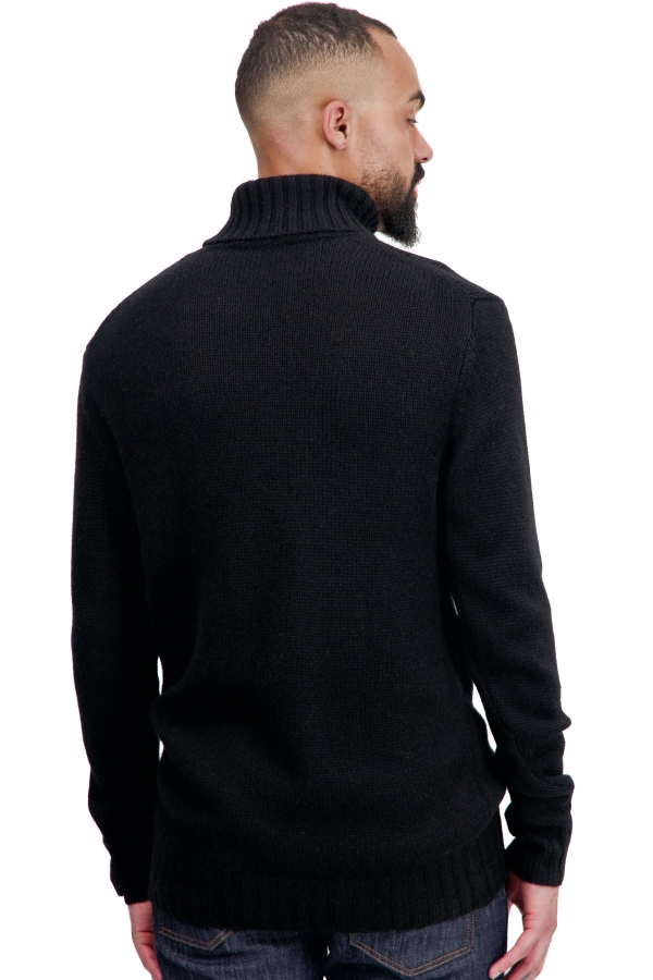 Cashmere uomo collo alto tobago first nero 2xl