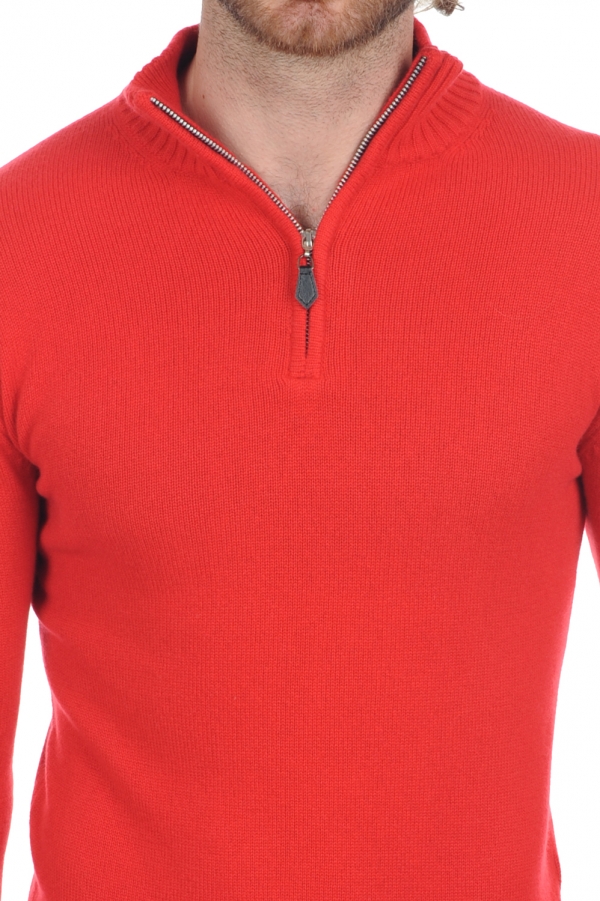 Cashmere uomo donovan premium rosso 2xl