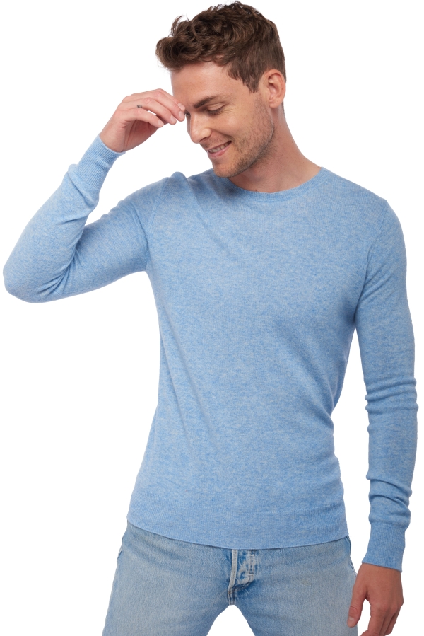 Cashmere uomo essenziali low cost tao first powder blue 2xl