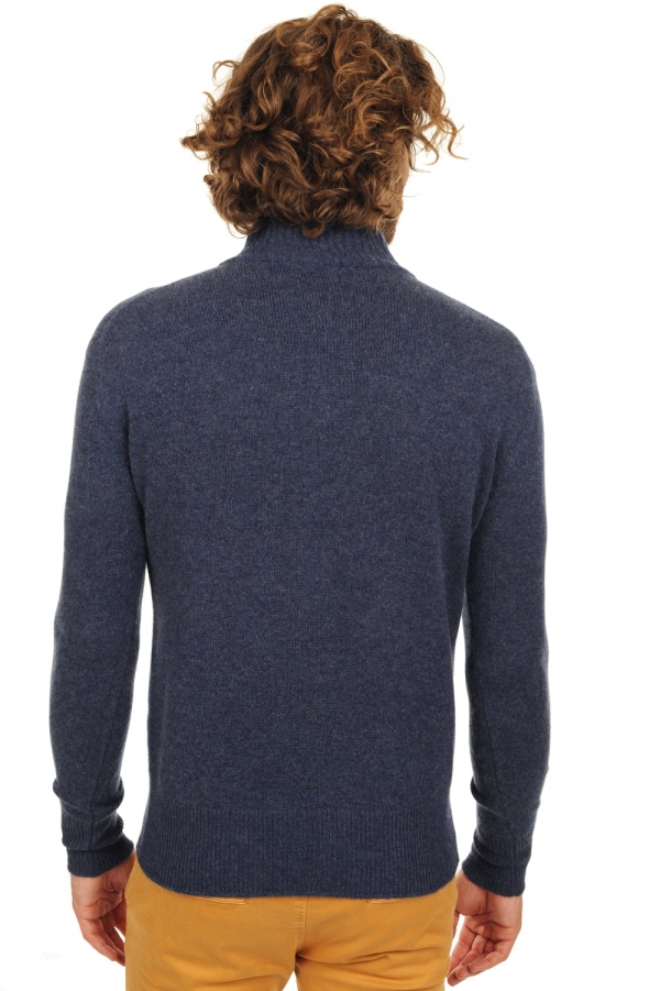 Cashmere uomo maglioni in filato grosso donovan indigo xs