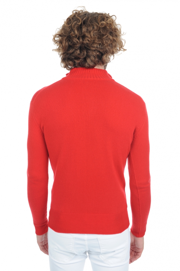 Cashmere uomo maglioni in filato grosso donovan premium rosso 2xl