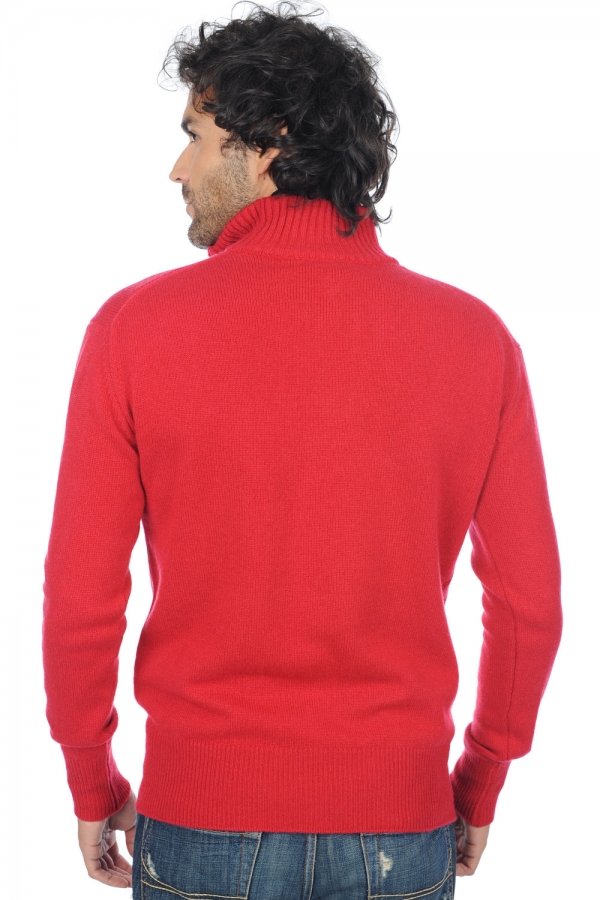 Cashmere uomo maglioni in filato grosso donovan rosso rubino 4xl