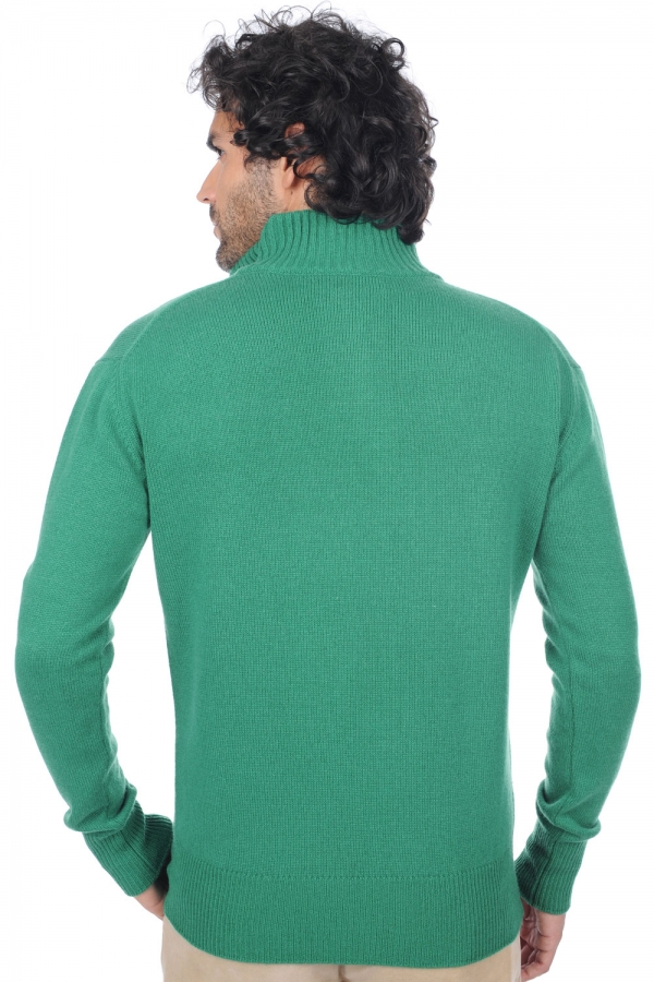 Cashmere uomo maglioni in filato grosso donovan verde inglese 2xl