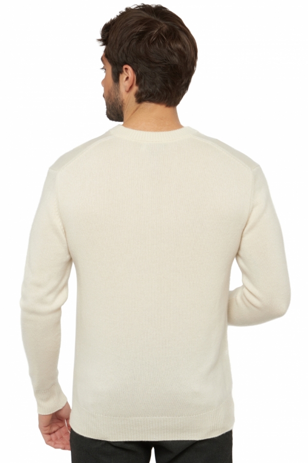 Cashmere uomo maglioni in filato grosso hippolyte 4f premium tenzin natural 3xl