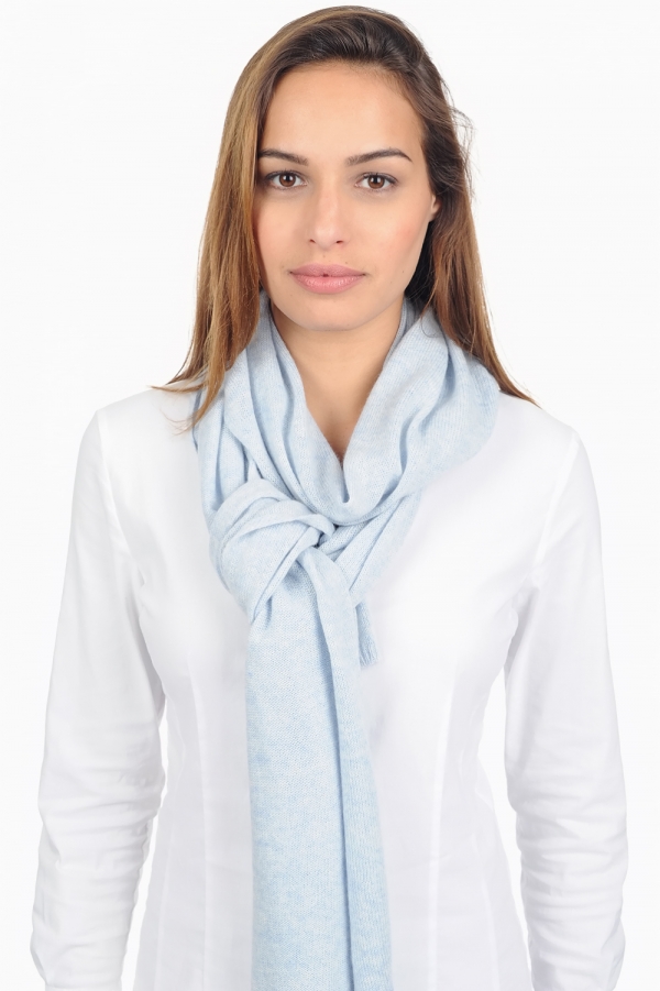 Cashmere uomo sciarpe foulard miaou arctic 210 x 38 cm