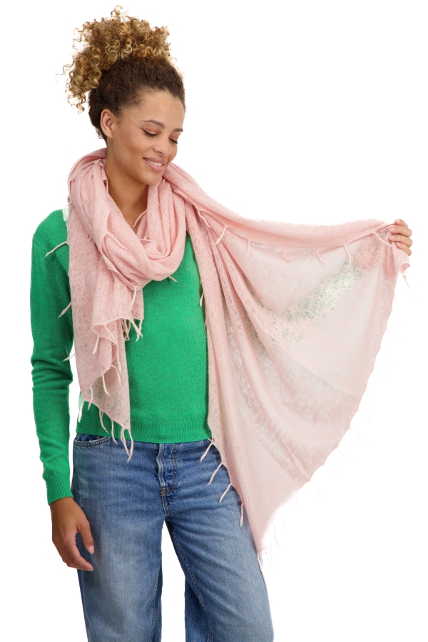 Cashmere uomo tresor rosa crema 200 cm x 90 cm