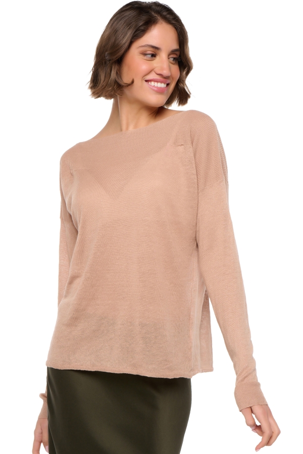 Lino cashmere donna collezione primavera estate sheila latte s