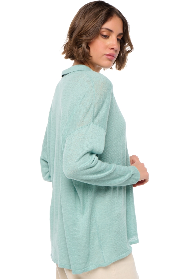 Lino cashmere donna collezione primavera estate smaranda eucalyptus s