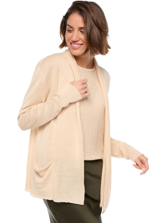 Lino cashmere donna sissi wheat s