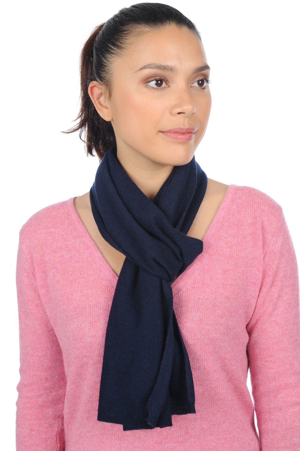 Cashmere accessori ozone blu notte 160 x 30 cm