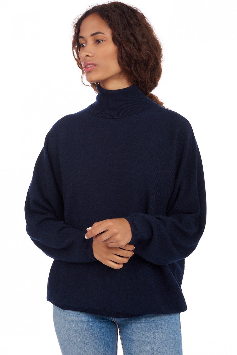 Cashmere cashmere donna amarillo blu notte 2xl