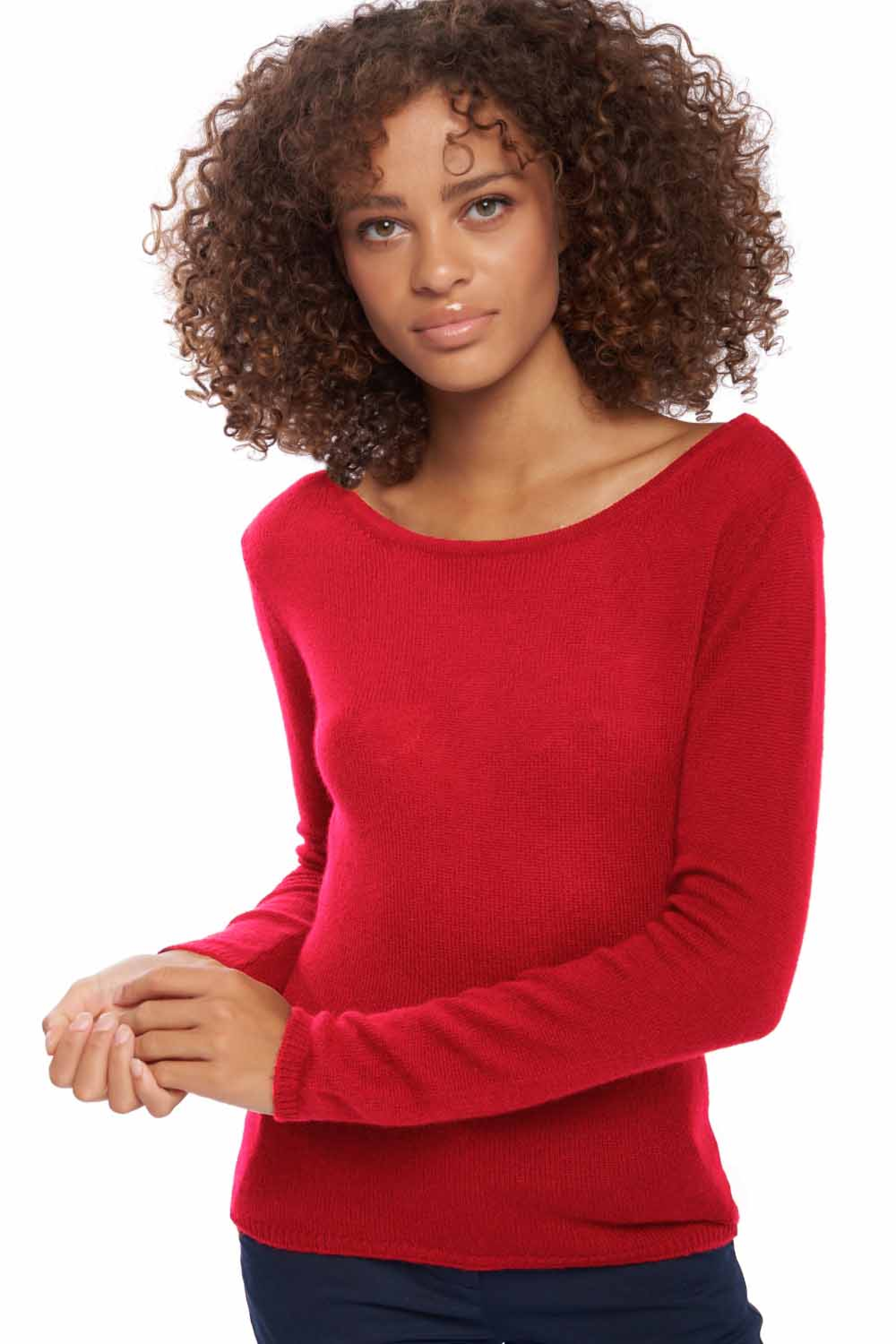 Cashmere cashmere donna collezione primavera estate caleen rosso rubino l