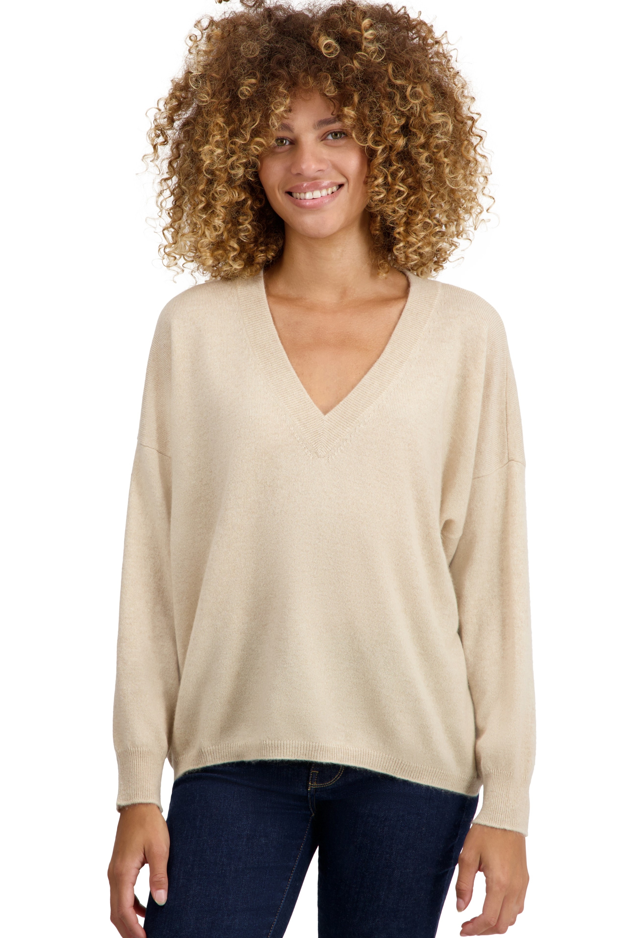 Cashmere cashmere donna collezione primavera estate theia natural beige 2xl