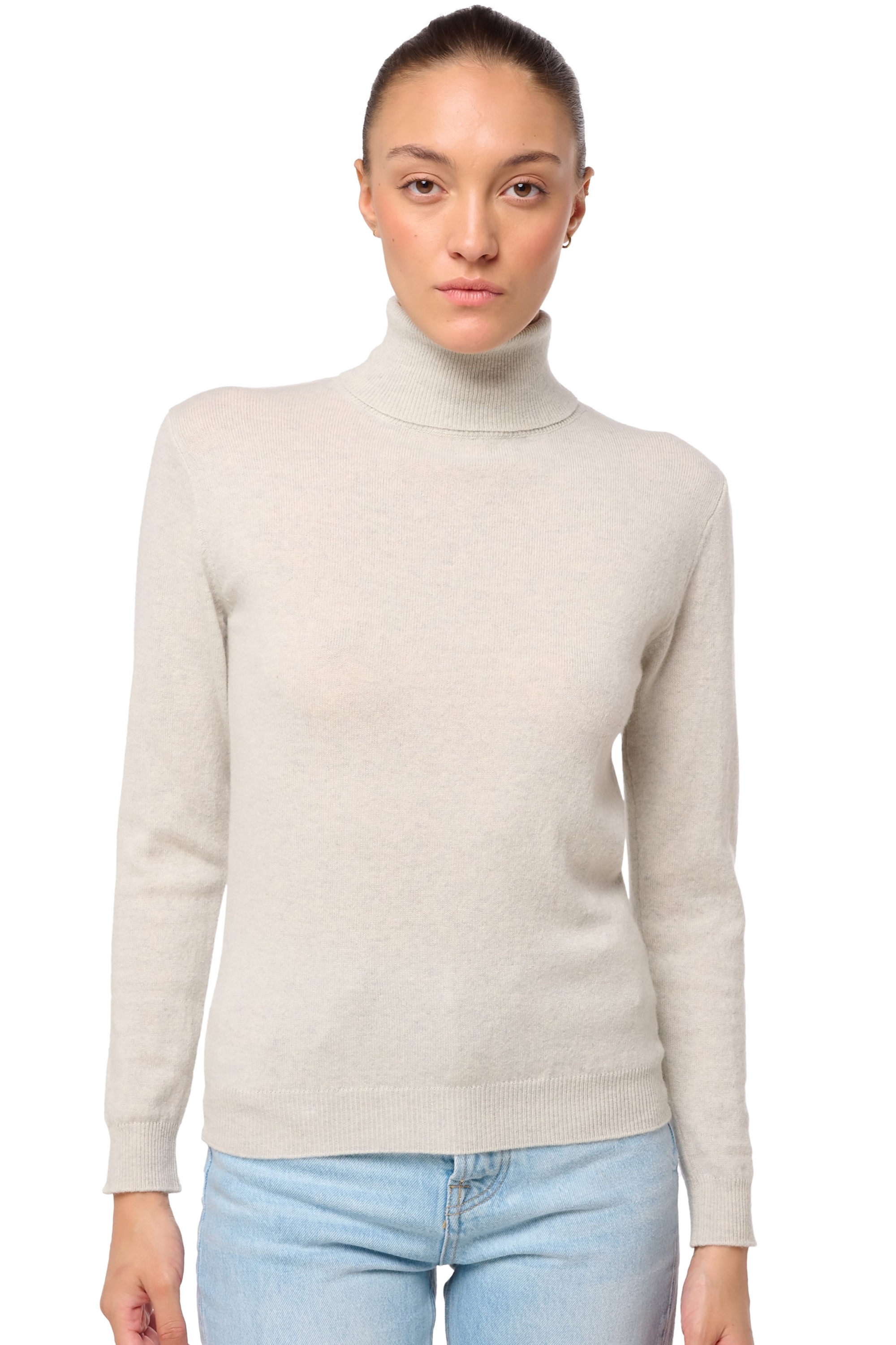 Cashmere cashmere donna collo alto tale first fluo white l