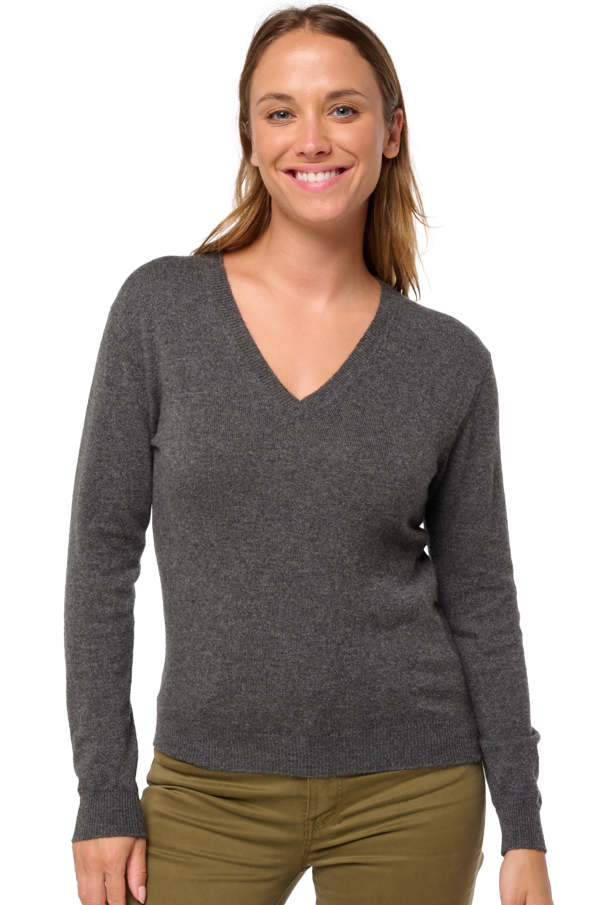 Cashmere cashmere donna essenziali low cost tessa first dark grey xl