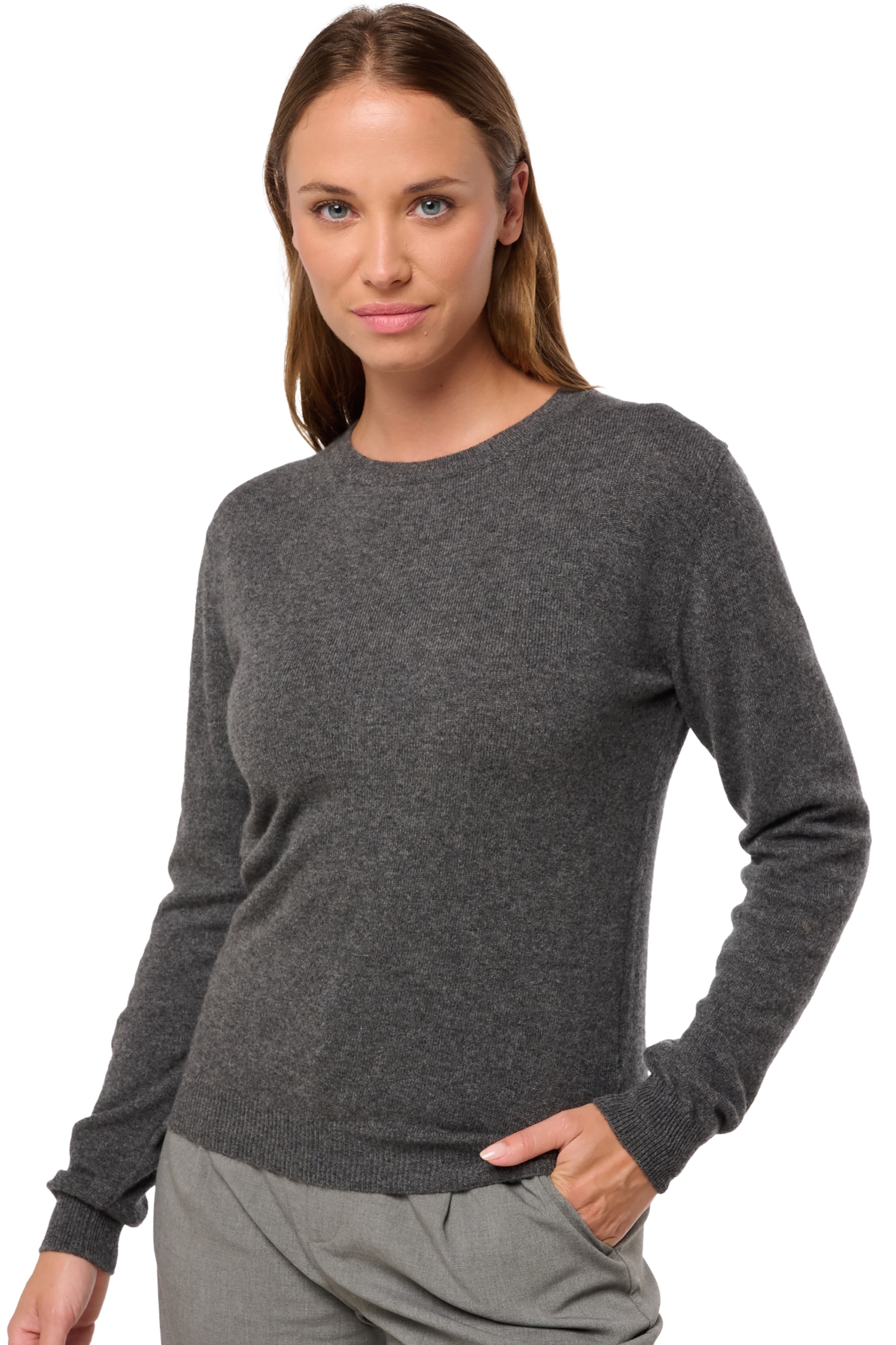 Cashmere cashmere donna essenziali low cost thalia first dark grey xs