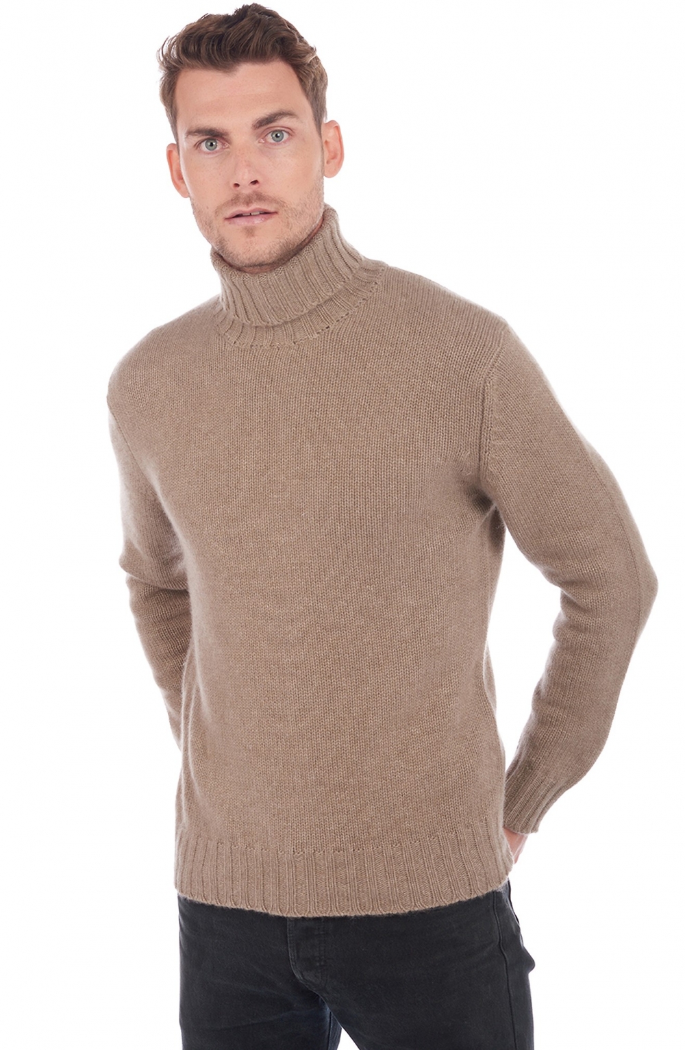 Cashmere uomo achille natural brown 4xl