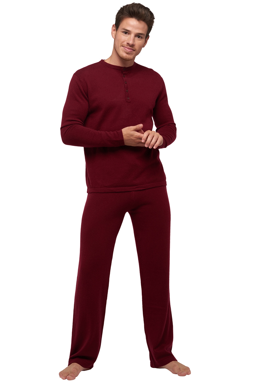 Cashmere uomo cocooning adam bordeaux xl