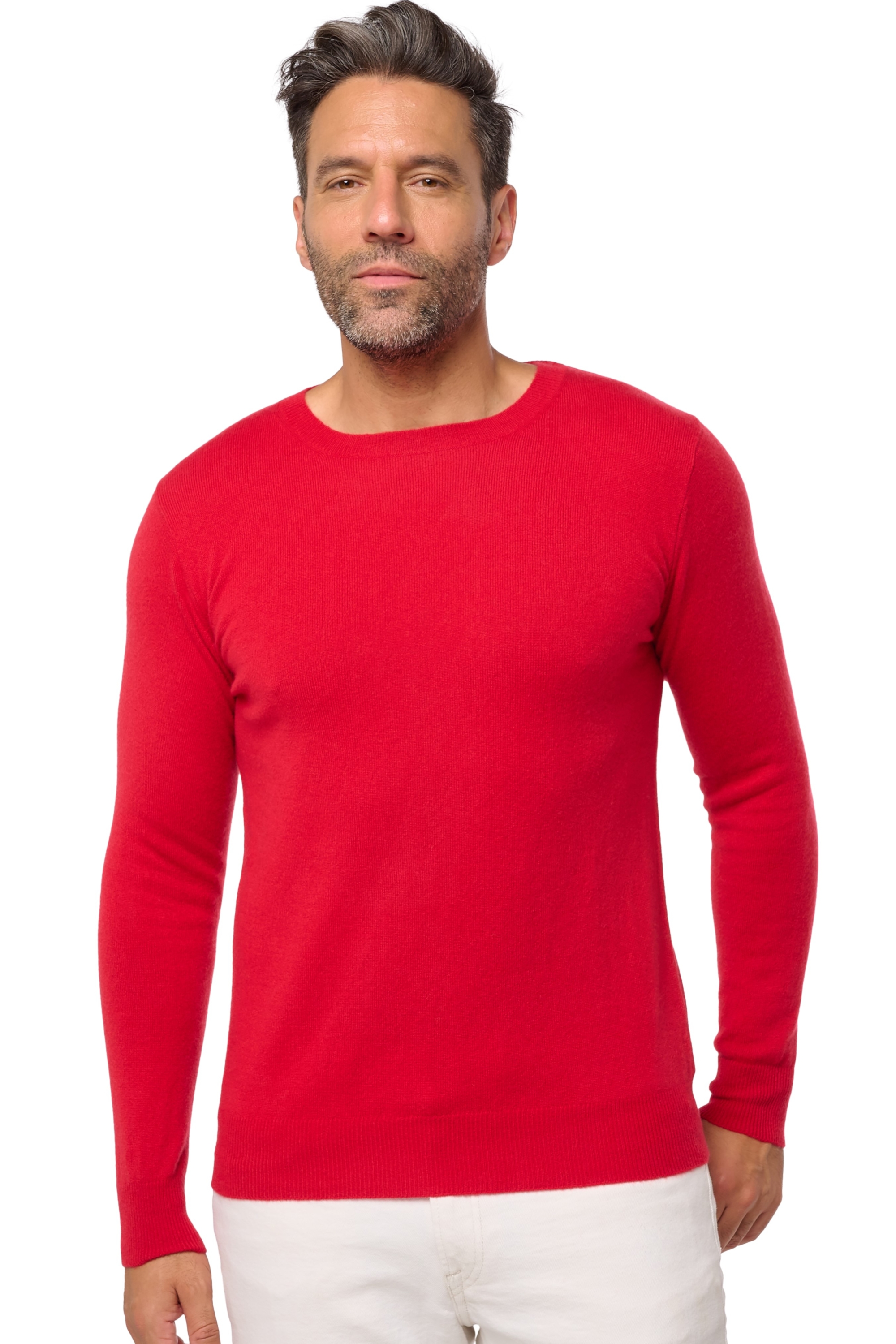 Cashmere uomo essenziali low cost tao first deep red 2xl