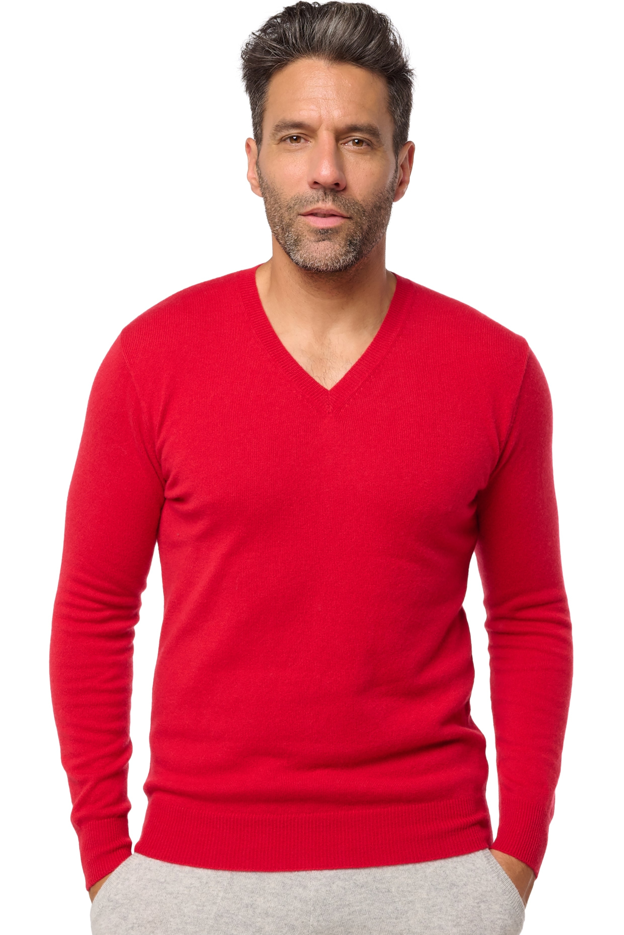 Cashmere uomo essenziali low cost tor first deep red m