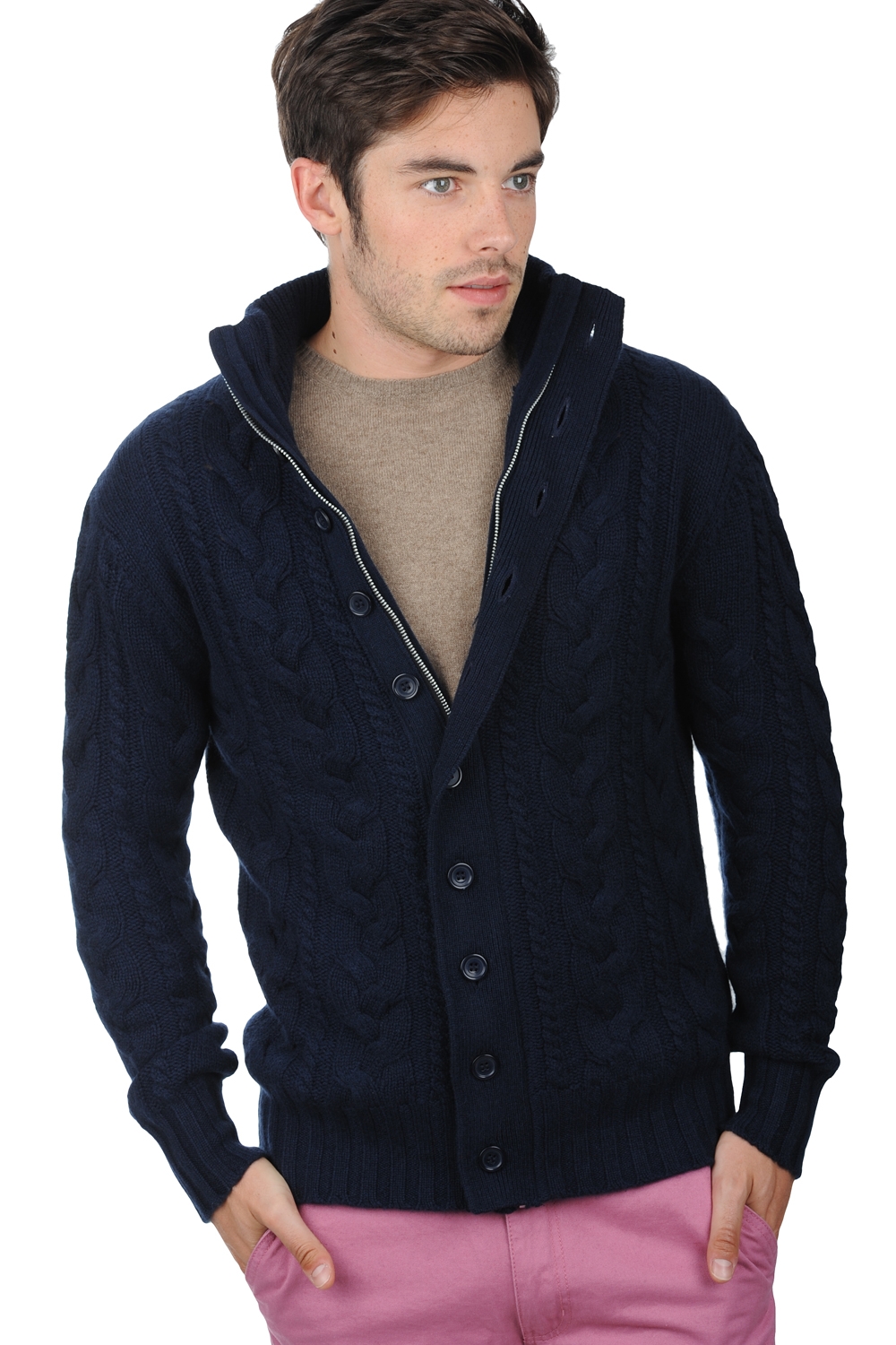 Cashmere uomo loris blu notte 3xl