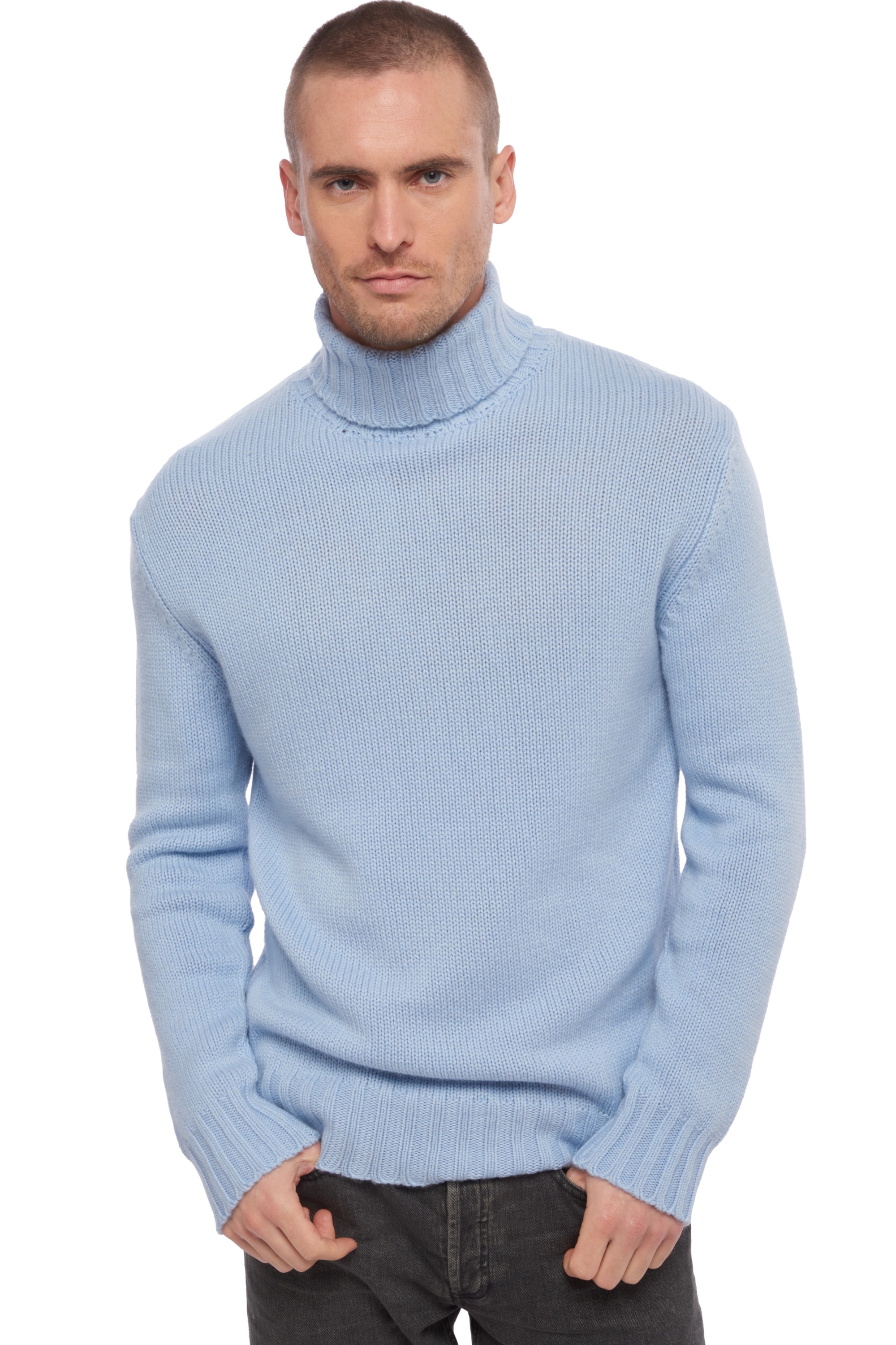 Cashmere uomo maglioni in filato grosso achille ciel s